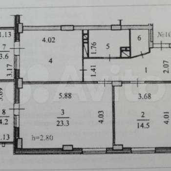Продается 2-х комнатная квартира, 65,5 м²