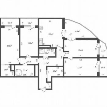 Продается Многокомнатная квартира, 134 м²