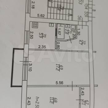 Продается 2-х комнатная квартира, 48 м²