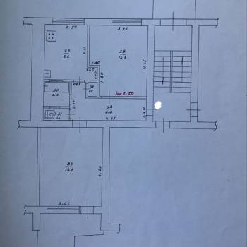 Продается 2-х комнатная квартира, 51,8 м²