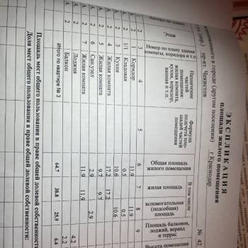 Продается 3-х комнатная квартира, 64,7 м²