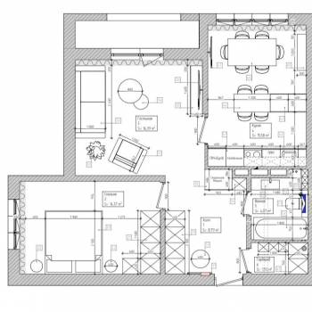 Продается 2-х комнатная квартира, 63 м²