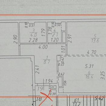 Продается 2-х комнатная квартира, 59 м²