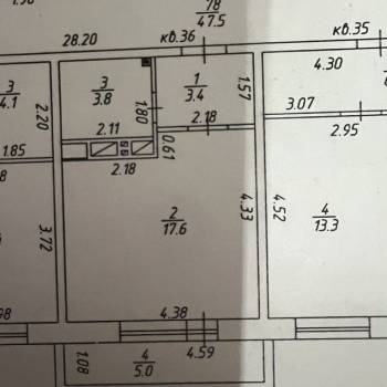 Продается 1-комнатная квартира, 25 м²