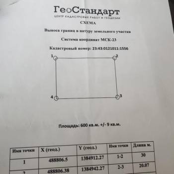 Продается Участок, 600 м²