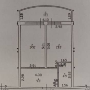 Продается 1-комнатная квартира, 42 м²