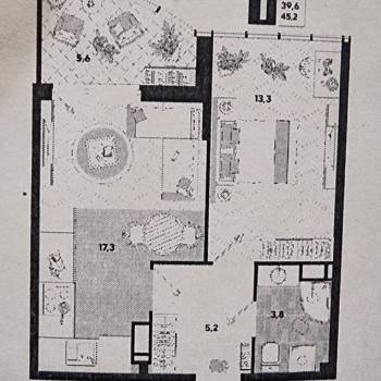 Продается 1-комнатная квартира, 45 м²