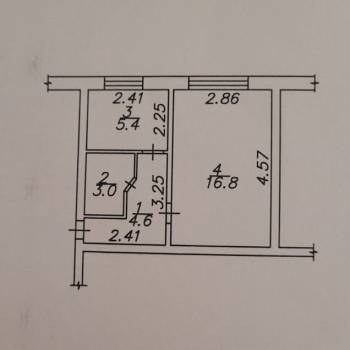Продается 1-комнатная квартира, 30 м²