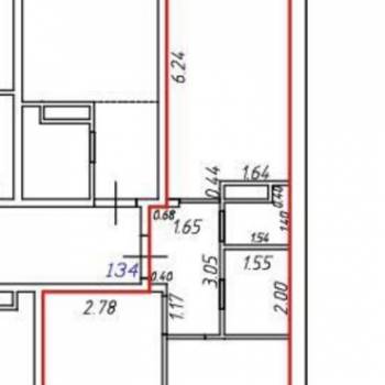 Продается 2-х комнатная квартира, 53,4 м²