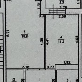 Продается 1-комнатная квартира, 41,8 м²