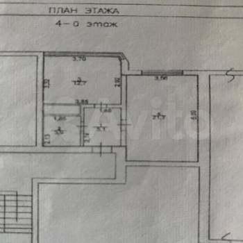 Продается 1-комнатная квартира, 43,7 м²