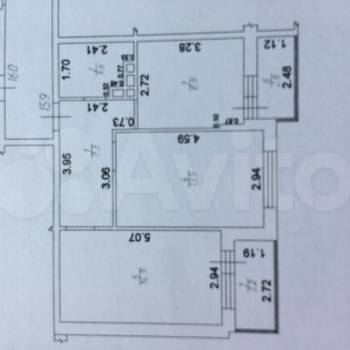 Продается 2-х комнатная квартира, 52,3 м²