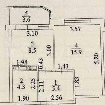 Продается 1-комнатная квартира, 34 м²