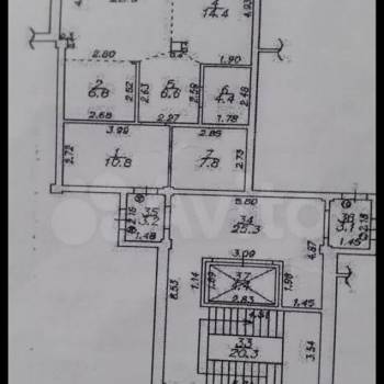 Продается 2-х комнатная квартира, 80 м²