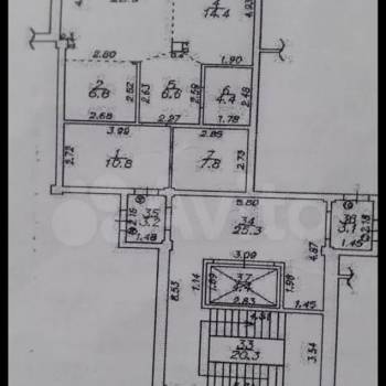 Продается 2-х комнатная квартира, 80 м²