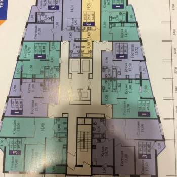 Продается 1-комнатная квартира, 46,8 м²