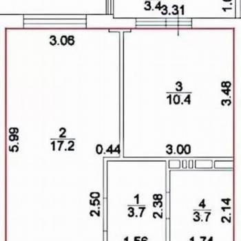 Продается 1-комнатная квартира, 35 м²
