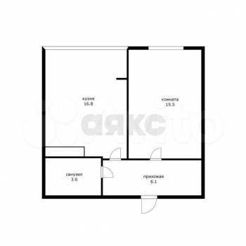 Продается 1-комнатная квартира, 42,2 м²