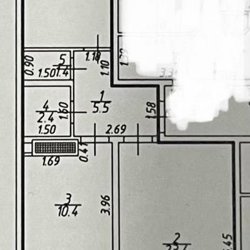 Продается 2-х комнатная квартира, 55 м²