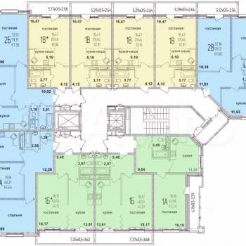 Продается 1-комнатная квартира, 32,1 м²