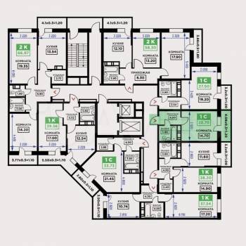 Продается 1-комнатная квартира, 23,7 м²