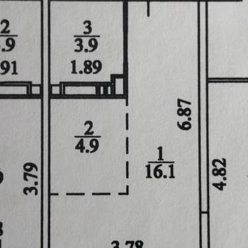 Продается 1-комнатная квартира, 29 м²