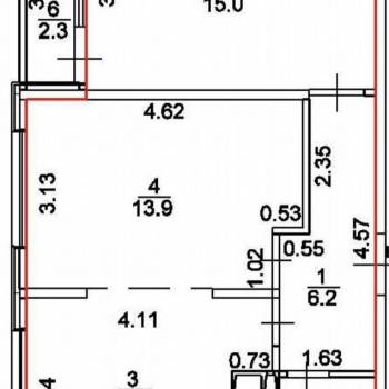 Продается 2-х комнатная квартира, 50,8 м²
