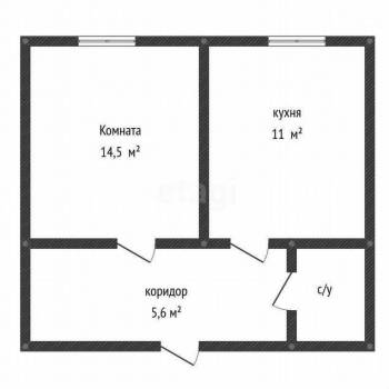 Продается 1-комнатная квартира, 35,4 м²