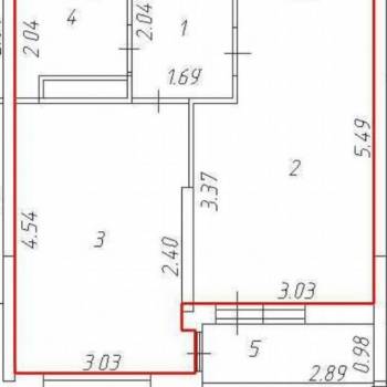 Продается 1-комнатная квартира, 34,9 м²