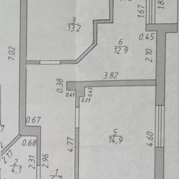 Продается 2-х комнатная квартира, 55,3 м²