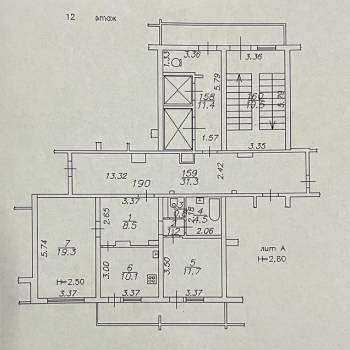 Продается 2-х комнатная квартира, 56,1 м²