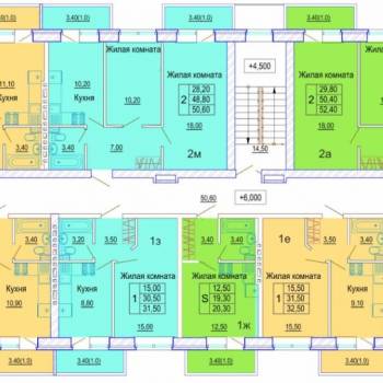 Продается 1-комнатная квартира, 43,2 м²
