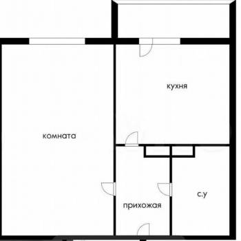 Продается 1-комнатная квартира, 34,5 м²