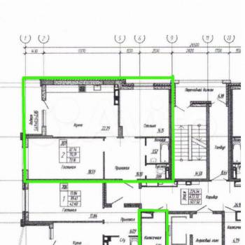 Продается 2-х комнатная квартира, 73,2 м²