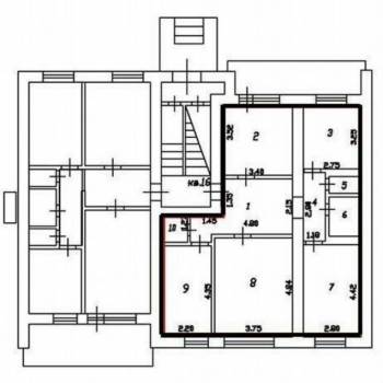 Продается Многокомнатная квартира, 78,6 м²