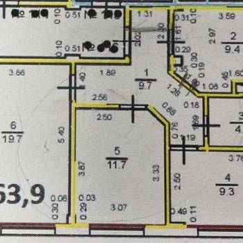 Продается 3-х комнатная квартира, 64 м²