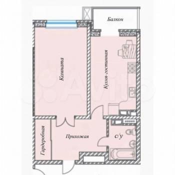 Продается 2-х комнатная квартира, 57 м²