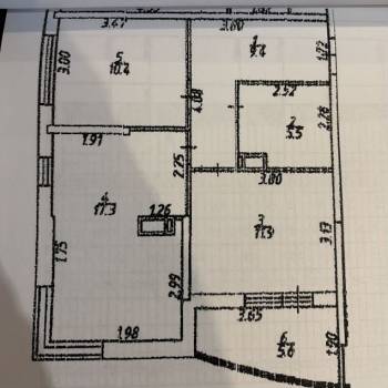 Сдается 2-х комнатная квартира, 54,3 м²