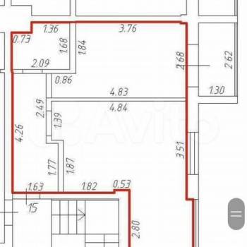 Продается 1-комнатная квартира, 41,8 м²