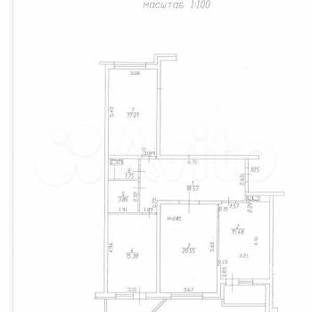 Сдается Многокомнатная квартира, 99,6 м²