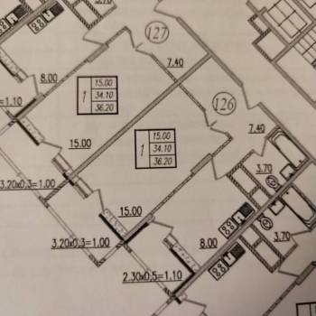 Продается 1-комнатная квартира, 36,2 м²