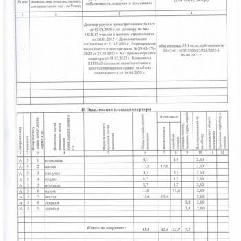 Продается 2-х комнатная квартира, 55 м²