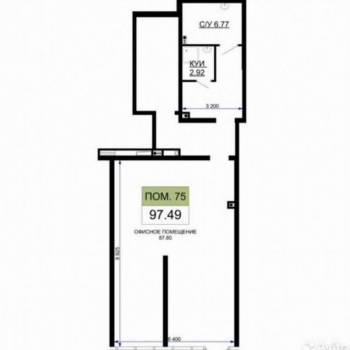 Сдается Нежилое помещение, 97 м²