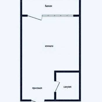 Продается 1-комнатная квартира, 24 м²