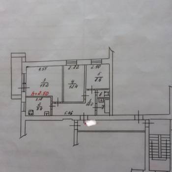 Сдается Многокомнатная квартира, 60 м²