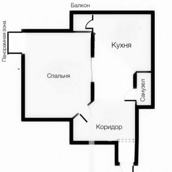 Продается 1-комнатная квартира, 62,9 м²