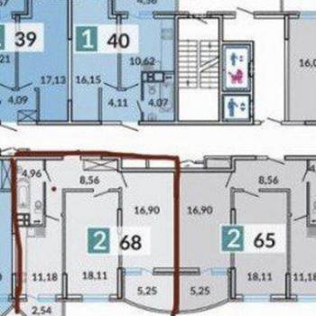 Продается 3-х комнатная квартира, 67,9 м²