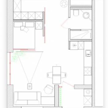 Продается 1-комнатная квартира, 40,5 м²