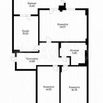 Продается 3-х комнатная квартира, 93,6 м²