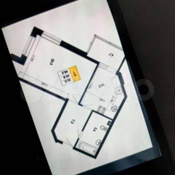 Продается 1-комнатная квартира, 48,5 м²